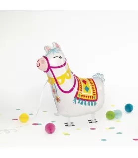 Llama Party Supershape Airwalker Foil Mylar Balloon (1ct)