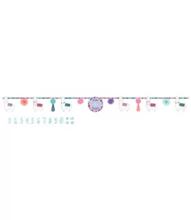 Llama Fun Jumbo Letter Banner Kit (1ct)