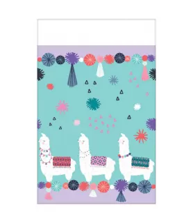 Llama Fun Paper Table Cover (1ct)
