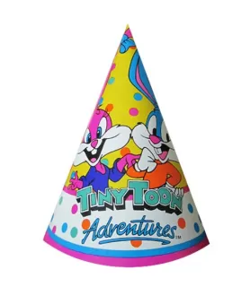 Tiny Toon Adventures Vintage 1992 Cone Hats (8ct)