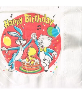 Looney Tunes Vintage Red Small Napkins (20ct)