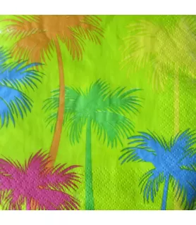 Hawaiian Luau 'Hot Tropics' Small Napkins (16ct)