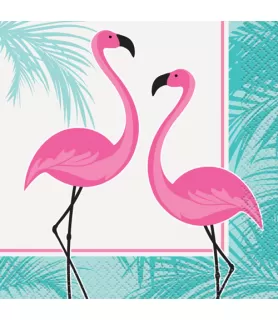 Summer 'Pink Flamingo' Small Napkins (24ct)