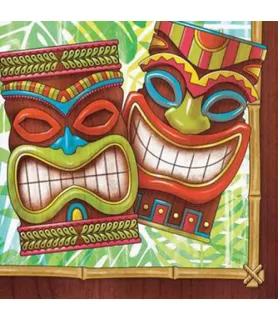 Hawaiian Luau 'Tiki Time' Lunch Napkins (100ct)