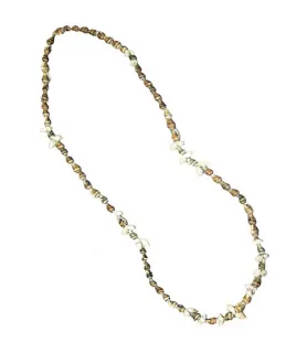 Hawaiian Luau Tropical Shells Lei Tan (1ct)