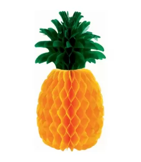 Hawaiian Luau Large Pineapple Honeycomb Decoration (1ct) 
