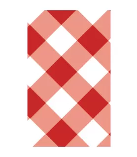 Summer 'Gingham Galore' Plastic Table Cover (1ct)