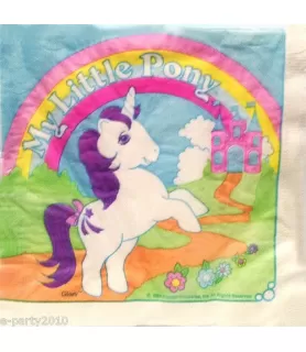 My Little Pony Vintage 1984 Lunch Napkins (16ct)