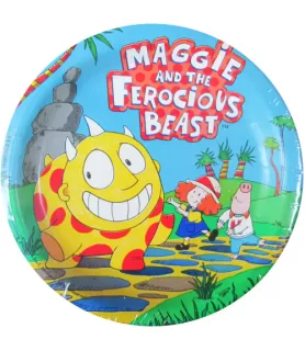 Maggie And The Ferocious Beast Small Paper Plates (8ct)