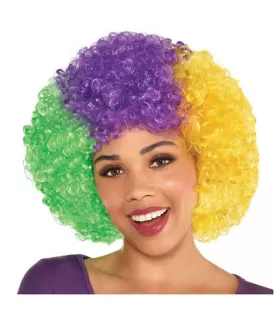 Mardi Gras Curly Wig (1ct)