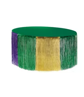 Mardi Gras Foil Table Skirt (1ct)