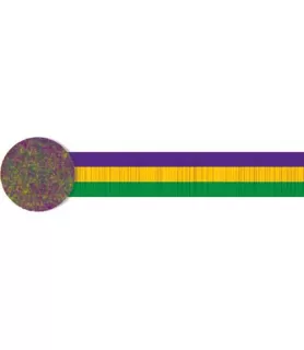 Mardi Gras Crepe Paper Streamer (30ft)