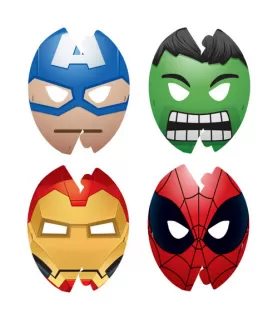 Marvel Emojis Paper Masks (8ct)
