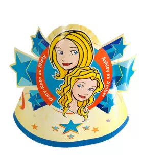 Mary-Kate and Ashley Vintage 2002 'In Action' Cone Hats (8ct)