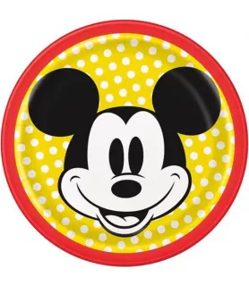Mickey Mouse 'Retro' Small Paper Plates (8ct)