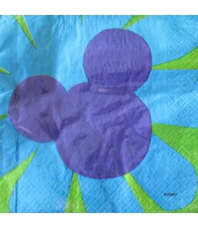 Mickey Mouse Blue and Green Lunch Napkins (20ct)