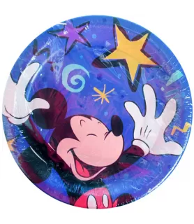 Mickey Mouse Vintage Small Paper Plates (8ct)