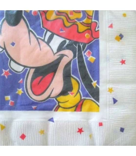 Mickey Mouse 'Mickey's Birthday Bash' Goofy Small Napkins (16ct)