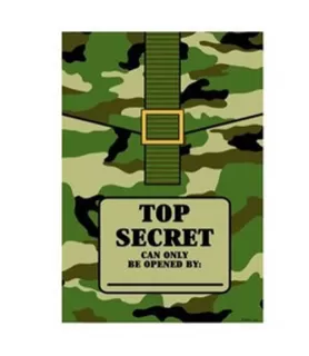 Military Camouflage Top Secret Favor Bags (8ct)