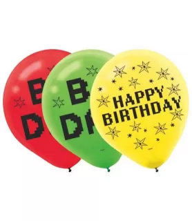 Minecraft 'TNT Party' Latex Balloons (6ct)