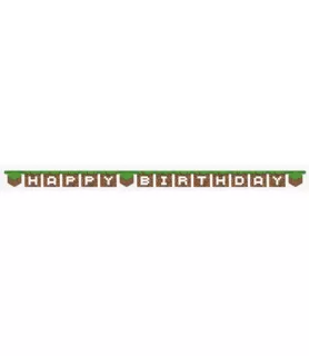 Minecraft Happy Birthday Banner (1ct)