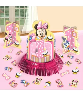 Minnie Mouse 1st Birthday Table Decorating Kit (23pc)