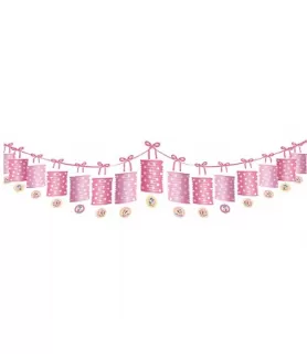 Minnie Mouse 1st Birthday Paper Lantern Garland (12ft)