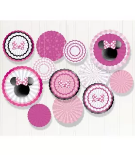 Minnie Mouse 'Forever' Deluxe Paper Fan Decorating Kit (17pc)