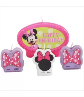 Minnie Mouse 'Bow-Tique' Molded Cake Candle Set (4pc)