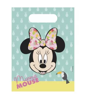 Minnie Mouse 'Tropical' Favor Bags (6ct)