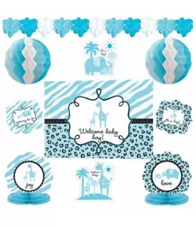 Sweet Safari Boy Room Decorating Kit (10pc)
