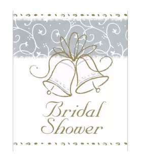 Bridal Shower 'Classic Bells' Invitations w/ Envelopes (8ct)