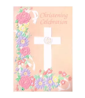 Religious 'Christening Celebration' Invitations w/ Envelopes (8ct)