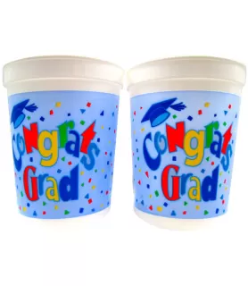 Graduation 'Congrats Grad' Reusable Keepsake Cups (2ct)