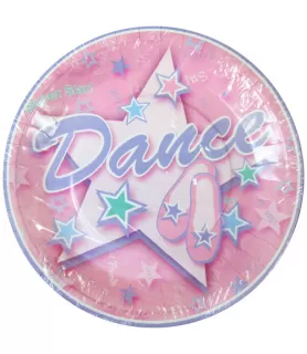 Ballerina Dancer Large Paper Plates (8ct)