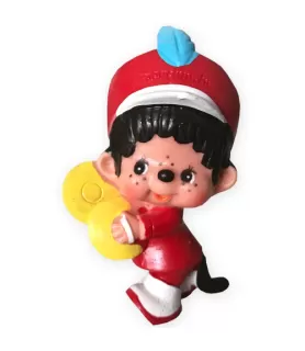Monchhichi Vintage 1981 'Cymbalist' Mini Collectible Figure (1ct)
