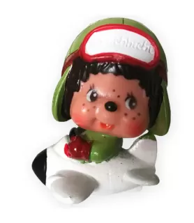 Monchhichi Vintage 1981 'Flyer' Mini Collectible Figure (1ct)