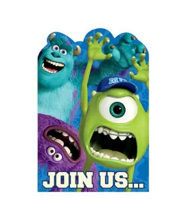 Monsters University Inc. Invitation Set w / Envelopes (8ct)