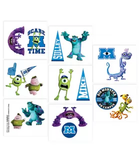 Monsters University Inc. Temporary Tattoos (1 sheet)