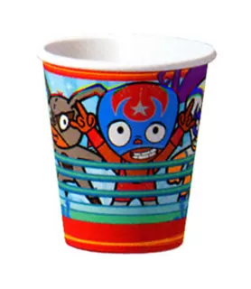 Mucha Lucha Paper 9oz Cups (8ct)