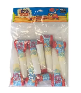 Mucha Lucha  Blowouts / Favors (8ct)