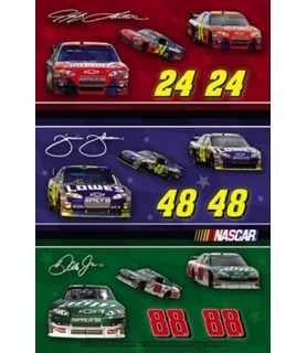 NASCAR 'Dale Jr., Gordon and Johnson' Stickers (2 sheets)