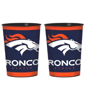 NFL Denver Broncos Reusable Keepsake Cups (2ct)