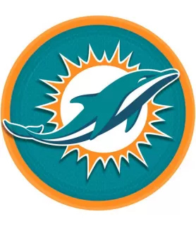 NFL Miami Dolphins Large Paper Plates (8ct)