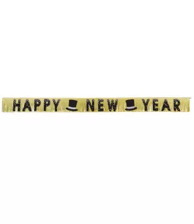 New Year's Deluxe Fringe Banner (1ct)