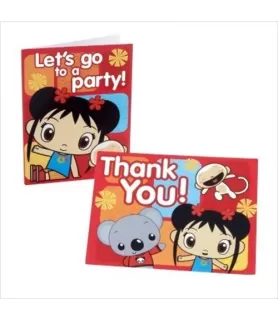 Ni Hao, Kai-Lan Invitations and Thank You Notes w/ Env. (8ct ea.)