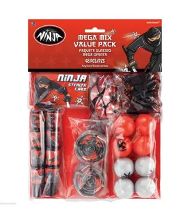 Happy Birthday 'Ninja' Favor Pack (48pc)