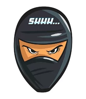 Happy Birthday 'Ninja' Invitations w/ Envelopes (8ct)