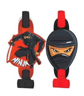 Happy Birthday 'Ninja' Blowouts / Favors (8ct)