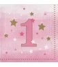 1st Birthday 'One Little Star Girl' Lunch Napkins (16ct)